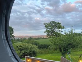 The view from the bathroom.