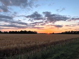 Sunset on arrival