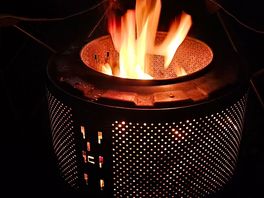 Fire pit lent from camp