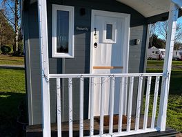The exterior to Butterfly Hut