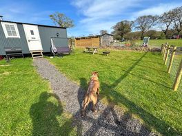 Arriving at the hut