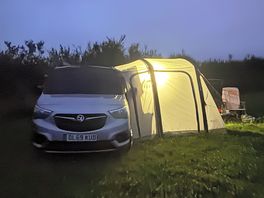 Campsite at night