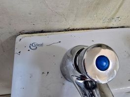Filthy on sink