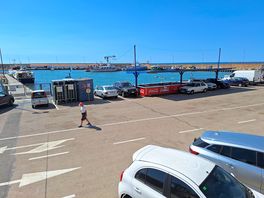 The nearby harbour