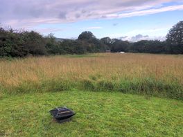 The view from our pitch looking down towards the car park and facilities.