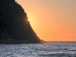 Sunset in lynmouth