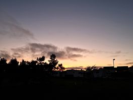 The sky at night