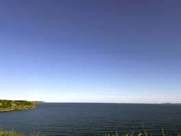 Sea views.
