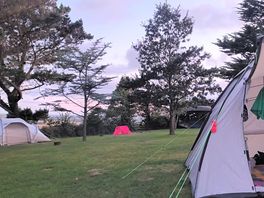 A few tents