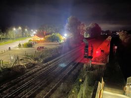 Train station next door