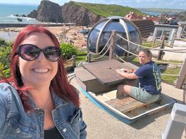 Hope cove. only a short drive away. great coastal walks/views and a few lovely pubs.