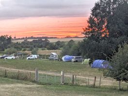 Sunset at the campsite