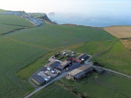 Brookhouse farm from the air