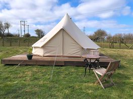 Bell tent exterior