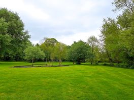 Grass pitch area