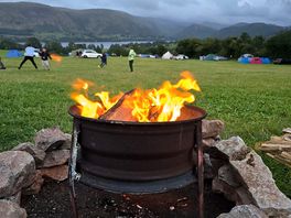 Cozy campfire