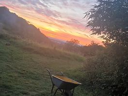 Sun set from our pitch