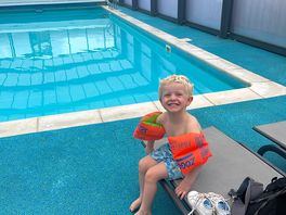 One happy 3 year old