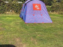 Setting up the camp