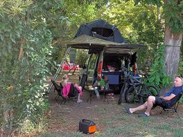Lovely shaded pitch , perfect for a hammock!