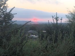 Sunset from our pitch