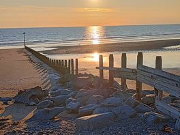 Sunset on the beach