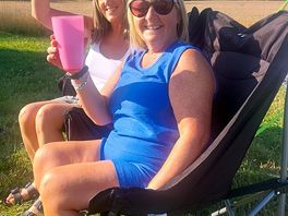 Me enjoying a drink