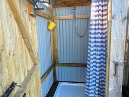 Rustic but great hot water