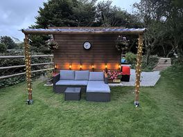 Campsite sofa area