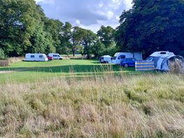 Camping field with electric