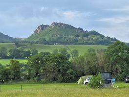 View of hen cloud and the third camping field