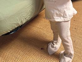More of the rust from the beds on the floor.