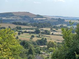 View of campsite from shaftesbury