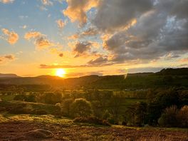 Sunset from above