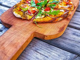 Delicious homemade pizzas