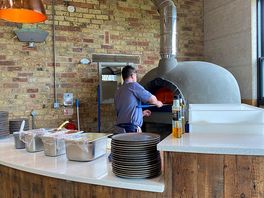 Clay fire pizzas