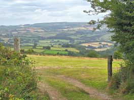 A view across to dartmoor