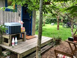Shepherds hut in the woods