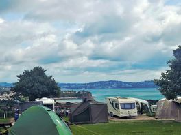 The view from our pitch.
