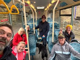 Bus runs from grosmont to egton bridge and then up the steep hill back to egton. luckily 😂