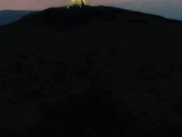 Light house at night