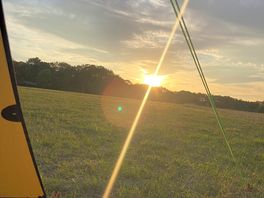 Sunset from the tent