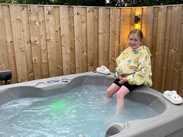 Just what a girl needs after a day on the ochil hills.