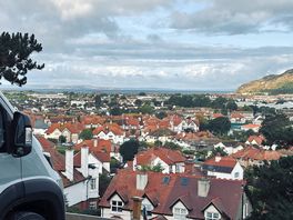 Superb view over llandudno and beyond to anglesey.