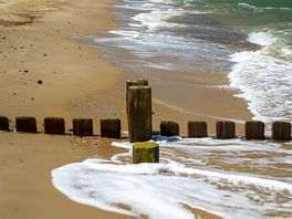 Beach south of ramp