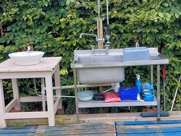 Washing up area