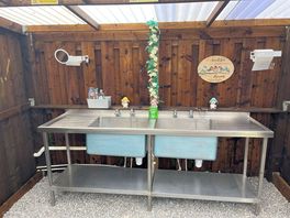 Washing up area