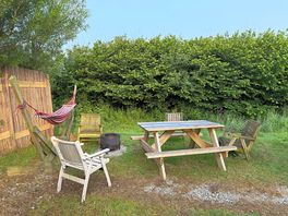 Outside buzzard yurt
