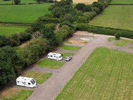 A quick drones shot of our caravan