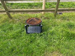 The fire pit - optional rental